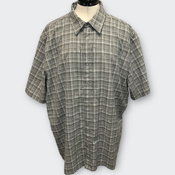 New 5.11 Tactical CCW Concealed Carry Covert Shirt XL Gray Plaid RapiDraw Snaps - Picture 2 of 7